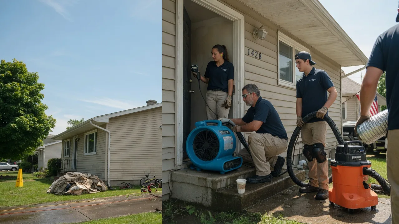 Water Damage Restoration in Pershing, IN near me